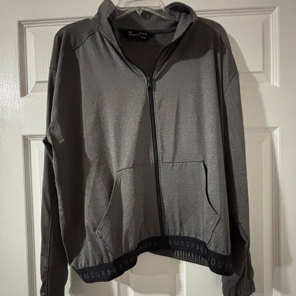 Under Armour Charcoal Full-Zip Hoodie